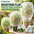 Drawstring Plant Protection Covers with Breathable Mesh Fabric for Potted Plants, Shrubs, Patio Trees and Vegetables